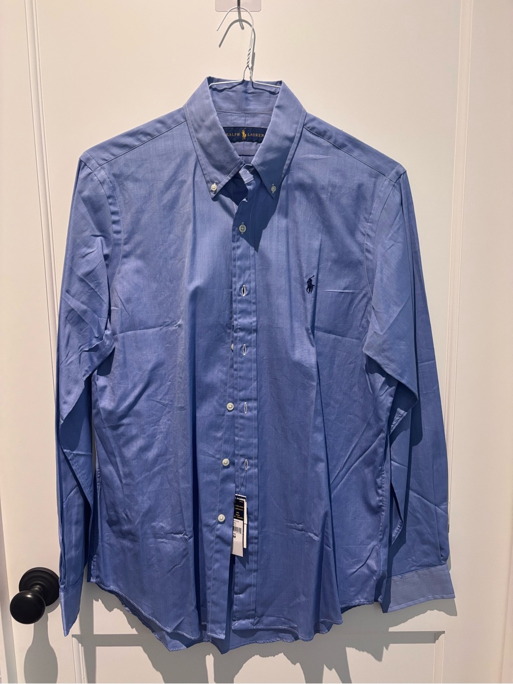 Polo by Ralph Lauren Men's Blue Button-Down Dress Shirt